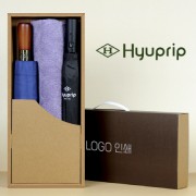 협립 2단 심플 자동우산 +협립 3단70엔티크 고밀도 완전자동우산 and 협립호텔코마170타월-세트