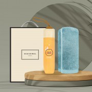 시즈넬 선물세트 카카오 수동우산+항균타올150g