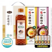(3종) 멸치육수410ml +구포국수2p 랜덤 설 추석 명절 선물세트