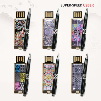 빛나 K-ART 시리즈 자개 2종세트 (USB메모리+자개볼펜 3.0 / 16~128GB) 6종 이미지
