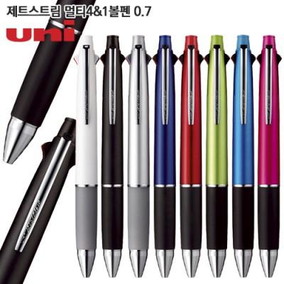 uni 제트스트림 멀티4+1 볼펜 0.7