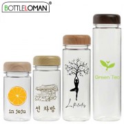 [보틀로만] PET 우드보틀 (300, 350, 500, 700ml)(네오프렌 파우치 무료증정)