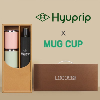 협립 3단 10K 고밀도 슈퍼 완전자동우산 +로하스 머그컵2P-세트
