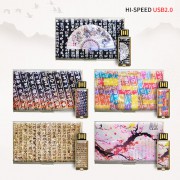 빛나 훈민한글 시리즈 자개 2종세트 (명함케이스+USB메모리 2.0 4GB~128GB) 10종 이미지