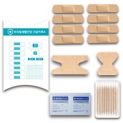 우리집생활건강 구급밴드세트 면봉 22pcs (보급형)