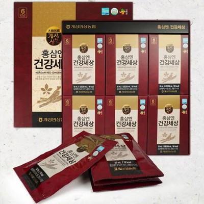 홍삼엔 건강세상 50㎖×30포 콜라겐 홍삼 음료 홍삼원액 홍삼정 녹용 설 명절 선물 설날 사은품 답례품, 추석 행사 판촉 기념 기프트, 선물용