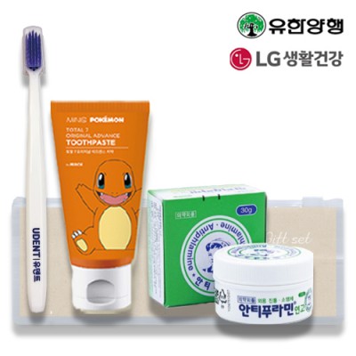 LG생활건강 유덴트 16호(치약50g+알칫솔1개+유한양행안티푸라민)