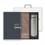 송월 프리미엄 텀블러세트 (뉴명품 1매 + 스마트텀블러 500ml 1개)