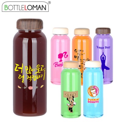 [보틀로만] 트라이탄 카페메가 빅 우드 보틀 (1리터)