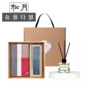 (송월타올) 컬러웨이40 디퓨저세트 (컬러웨이40 + 시즈넬플라워 디퓨저50ml)