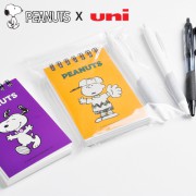 피너츠 상철수첩S+uni 제트스트림 101 볼펜세트
