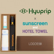 협립 3단60 슈퍼TEN(10K) 컨테이너 완전자동우산 +선크림+협립눈꽃타월타월-세트