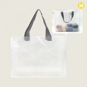 모모카멜 반투명 타포린백 직사각 40X30X12cm (HB14)