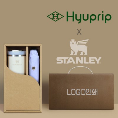 협립3단50카본6K초경량고밀도암막수동우양산 +스탠리591ml 텀블러-세트