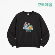 모두애 X 유나이티드 애슬 오버핏 맨투맨