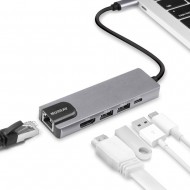 머레이 멀티허브 젠더 LAN USB HDMI C타입