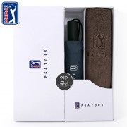 PGA 3단 완전자동 암막 세이프티 우양산+150g면사타올세트