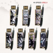 빛나 학 시리즈 자개 2종세트 (USB메모리+자개볼펜 2.0 4GB~128GB) 7종 이미지