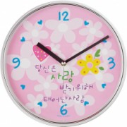 JS-1093크롬무소음벽시계