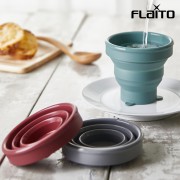 플라이토 실리콘  파스텔 휴대용 접이식컵