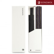 [송월타올] 송월 듀얼 스트라이프40 (180g) + 2단 완벽무지 우산 2P 콤보세트