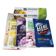 단미니고무장갑+면코팅고무장갑+피죤+슈가버블주방세제+비트세탁세제+크린지퍼백