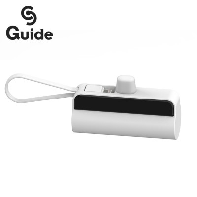 Guide 가이드 케이블 일체형 LCD 2in1 보조배터리 5000mAh