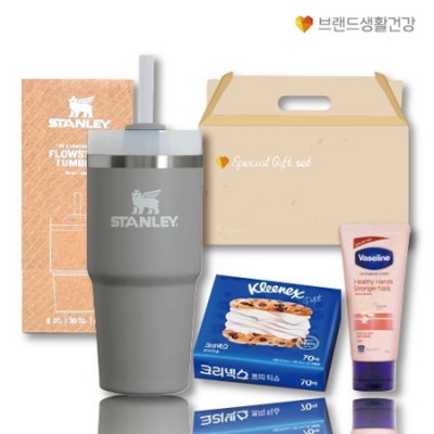 브생건34호(스탠리 퀜처591ml텀블러+바세린 핸드크림+크리넥스 쁘띠 휴대용티슈)