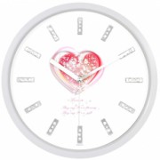 JS 3256 큐빅 아크리탄 무소음 벽시계