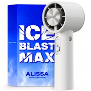알리사 100단 ICE BLAST MAX 휴대용 선풍기 냉각 에어컨 손 선풍기 손풍기 미니 핸디