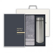 송월 프리미엄 텀블러세트 (격자40 1매 + 스마트텀블러 500ml 1개)