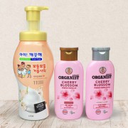 아이깨끗해 거품샤워 바디워시 700g  샴푸3종세트