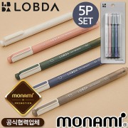 모나미 롭다 트윈형광펜5P세트
