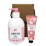 울샴푸 손빨래세제 + 부케가르니 핸드크림 + 크라프트 끈케이스