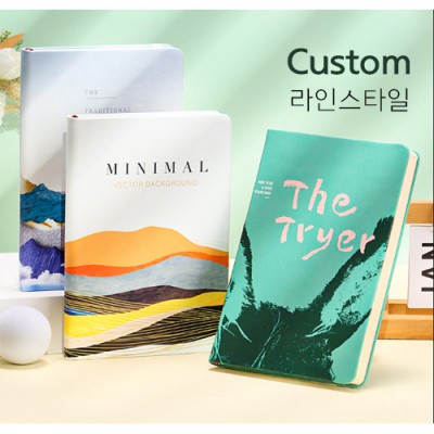 제이엘 굿즈 주문제작 재봉커버 노트 수첩