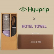 협립3단60 카라비너10K 거꾸로 300T고밀도 완전자동 우산 +협립호텔코마170타월2P-세트