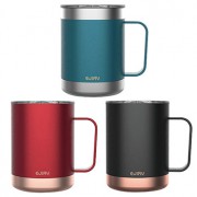 모던스텐 이중 보온보냉 뚜껑머그360ML  3color