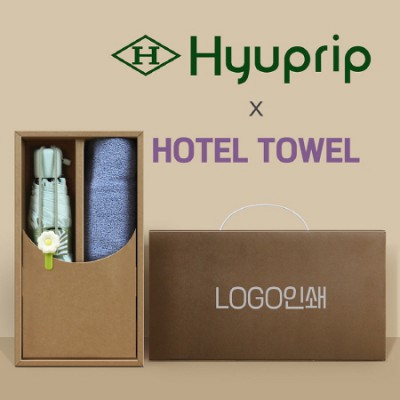 협립 5단53 데이지 암막 30D 고밀도 우양산 +뱀부170세면타월-세트