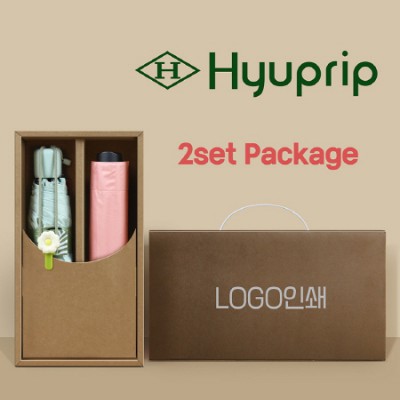 협립 5단53 데이지 암막 30D 고밀도 우양산 +협립 4단52 mini 암막 웨이브 핸들 수동식 우양산-세트