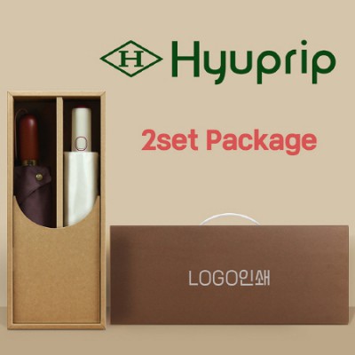 협립 3단60 8K 와인하트 암막 완전자동우산 +협립 3단60엔티크 고밀도 완전자동우산-세트