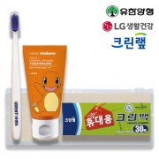 LG생활건강 유덴트 14호(치약50g+알칫솔1개+크린랩휴대용크린백)