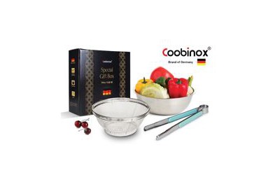 쿠비녹스 믹싱볼 채망 찜판 3종세트