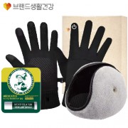 브생건 방한세트 112호(스마트 방한장갑+청음 귀마개+멘소래담 메디케이티드 립밤)