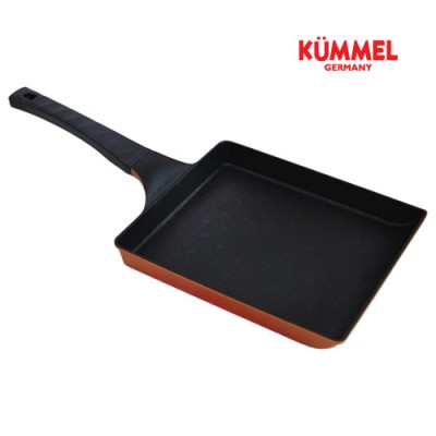 독일쿠멜 세라믹코팅 인덕션겸용IH 사각후라이팬 26cm