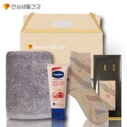 돌봄케어113호(닥스양말+국산타올170g+바세린 핸드크림)