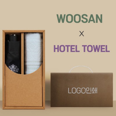 가르시아3단심플수동우산 +미켈란젤로 마시멜로 세면타월-세트