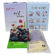 빅사이즈 장바구니 투톤고무장갑 고무장갑속장갑 세트