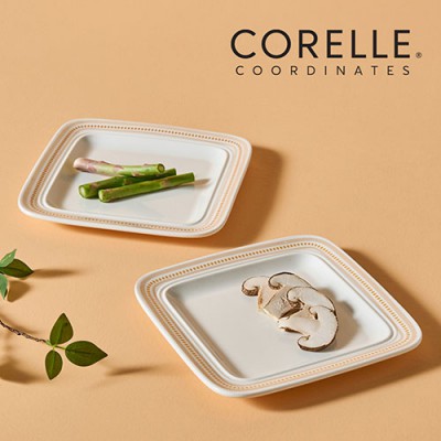 코렐_코디네이츠 로즈몬트 정사각8인치 2P