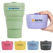 [바쏘] 마카롱 접이식 실리콘 텀블러 600ml