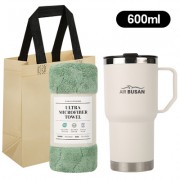 매니시 텀블러 600ml  + 타올 선물세트